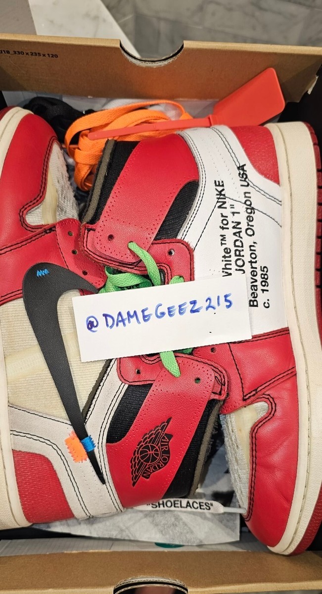 Jordan 1 Retro High OG x OFF-WHITE Chicago 2017 Size 10.5 Jordan 1 Retro High OG x OFF-WHITE Chicago 2017 Size 10.5