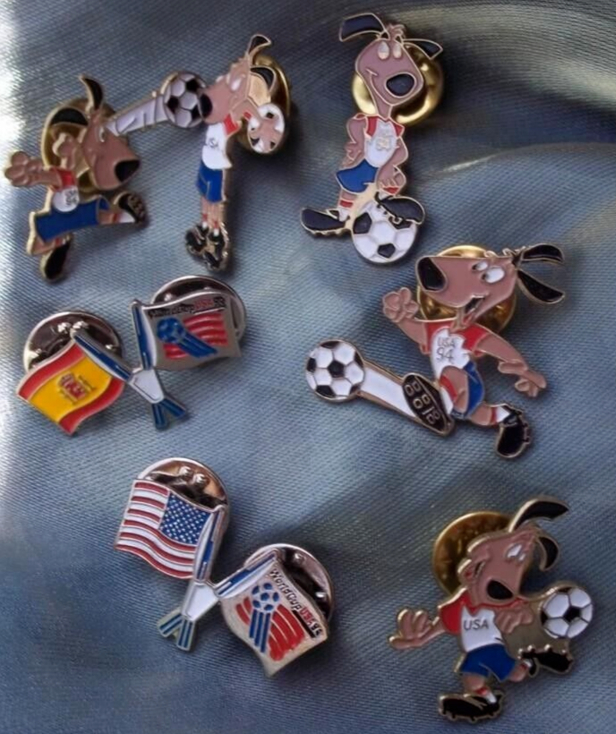 World Cup USA 94 ピンコレクション 7 Pins World Collection Soccer USA 94 Strike. World Cup. B | eBay