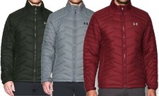 Under Armour ColdGear Reactor Puffer Jacket Men's M-L-XL-2XL-3XL Green/Red/Grey