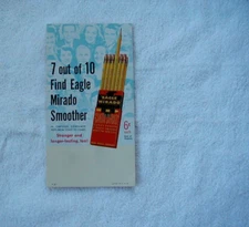 Eagle Mirado pencils ink blotter advertising blank Eagle Pencil Co