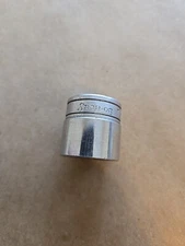 Snap On 3/8" Drive 7/8" 6PT SAE Shallow Chrome Socket USA FS281