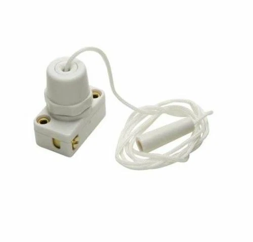 2 Amp Mini Miniature Pull Cord Switch For Wall Light Bathroom Mirror Switch