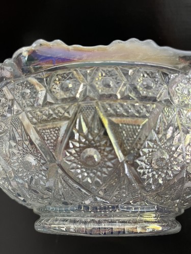 LE Smith Iridescent 8 3/4” Crimped Ruffled Bowl NIB - Picture 8 of 14