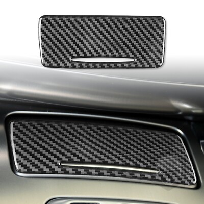 Carbon Fiber Cigarette Lighter Panel Cover Trim For Infiniti G37 G25 G35  08-13