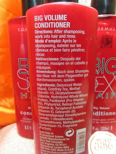 Sexy Hair Big Sexy Hair Big Volume Conditioner - 8,5 Oz. Conditioner x 3 - Bild 2 von 2