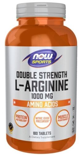 NOW Foods L-Arginine, 1000mg - 180 tablets