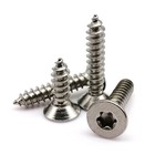 5/50pcs M2-M6 304 Stainless Steel Torx Flat Countersunk Head Self-tapping Screw