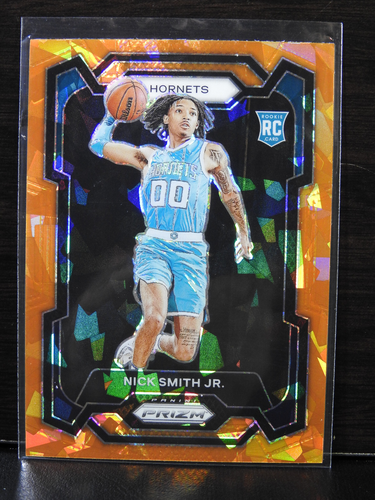 Nick Smith Jr. 2023-24 Panini Prizm Orange Ice Prizm #135 Rookie RC Hornets