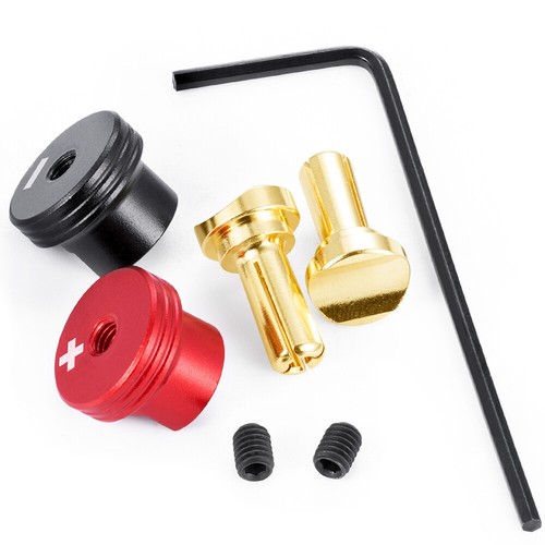 FLYXM 4 mm/5 mm dissipatore di calore ottone spina banana per connettore batteria auto RC - Foto 7 di 11