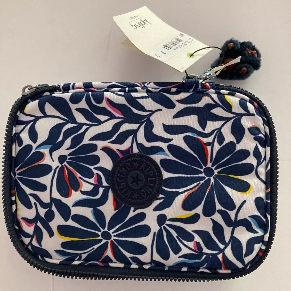 NWT Authentic Kipling 100 Pens Printed Case 