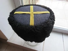vintage Soviet Russia headdress of the military - Papakha, karakulcha lamb, new