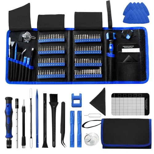 142 in 1 Set Feinmechaniker Schraubendreher 120-tlg Magnetisches Werkzeug Satz