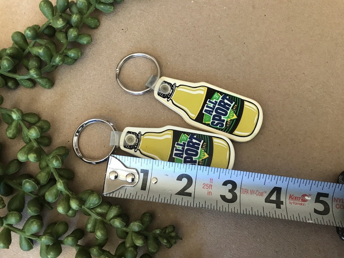 Vintage 90s All Sport Thirst Quencher Drink Promo Keychains ~Set