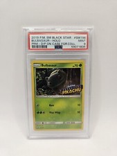 Pokemon Card Bulbasaur SM198 Black Star Promos PSA 9 Detective Pikachu Mint ENG on eBay
