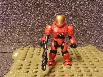 HALO MEGA BLOKS UNSC RED ARMOR SPARTAN EVA FIGUR MEGA CONSTRUX A27