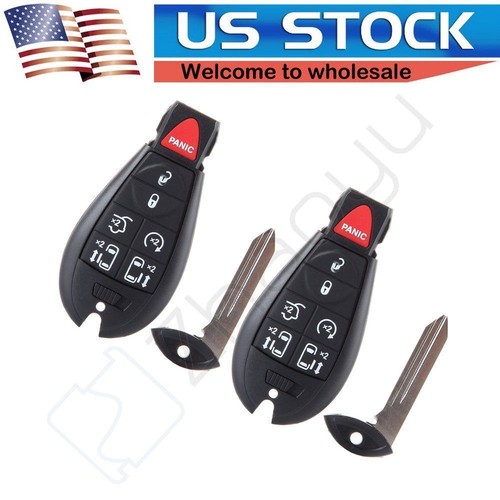 2 For Chrysler Town & Country 2009 2010 2011 2012 2013-2016 Key Shell Remote - Picture 9 of 13