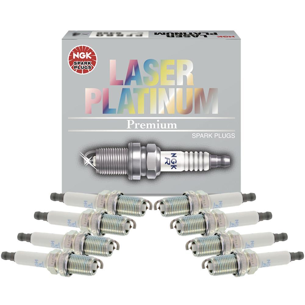 NGK Laser Platinum PFR7S8EG Set of 8 Spark Plugs 1675 for Audi R8 RS5 4.2L V8