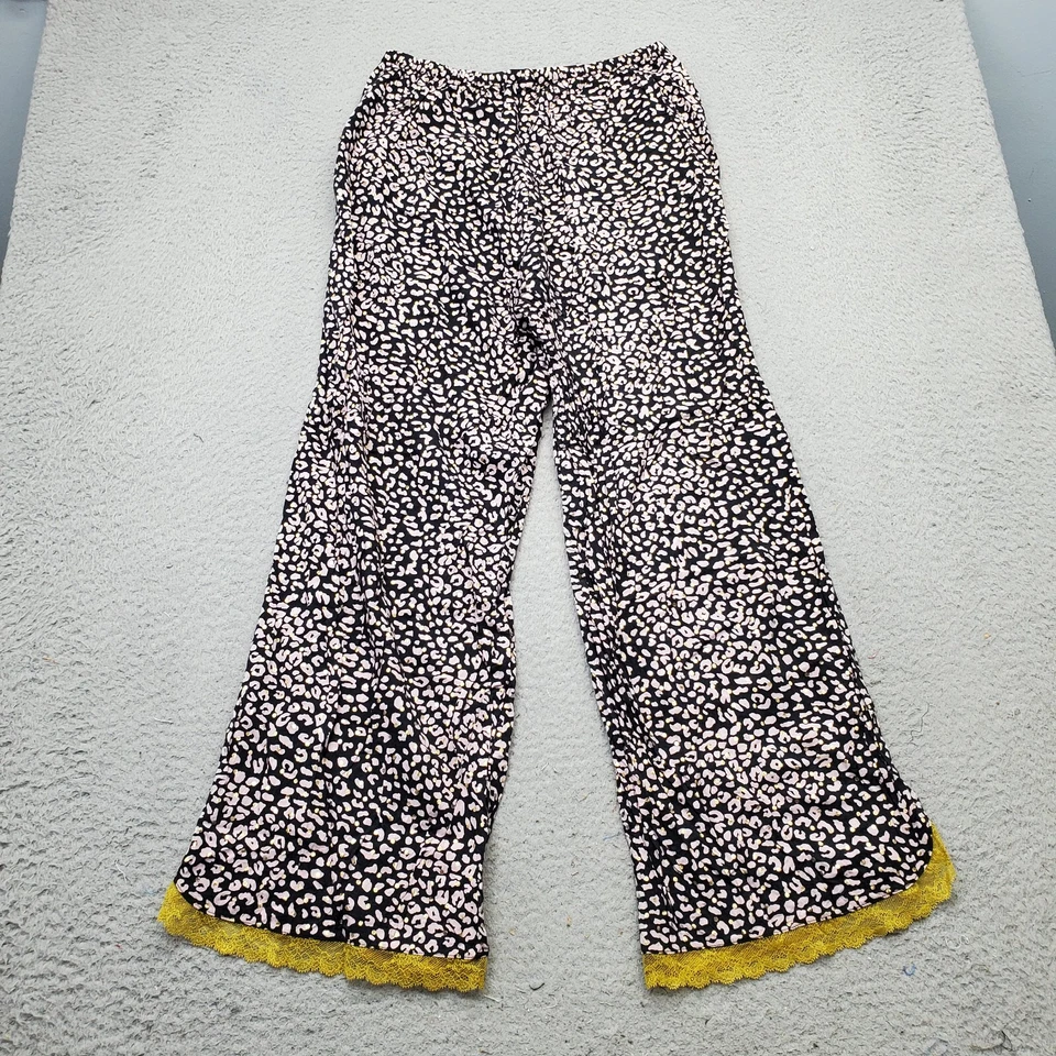 Pantalones de pijama Victoria's Secret para mujer S estampado de múltiples animales con cordón de encaje Foto 2 de 4