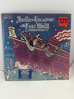 VTG 1972 Berlin To Broadway w/Kurt Weill A Musical Voyage LP Cut-Out Sealed!