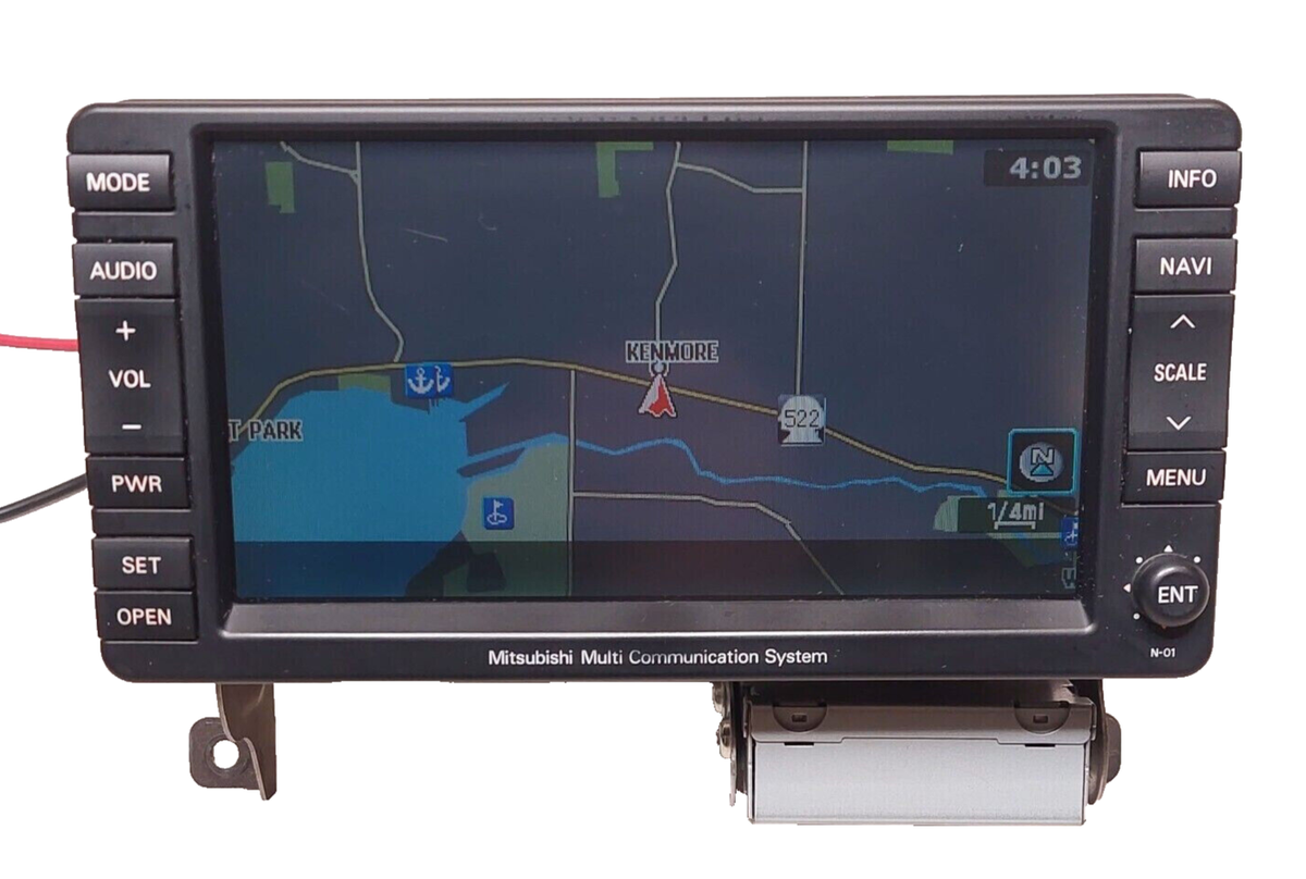 2007-2015 Mitsubishi Lancer Outlander Navigation Radio GPS Display