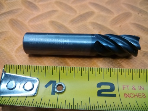 Kennametal 1/2" Dia. Sq. End Mill 1" LOC 2 1/2" OAL 5351821 KCSM15 USA .5
