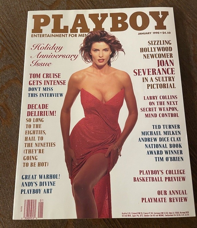Playboy Magazine January 1990 Joan Severance Holiday Issue