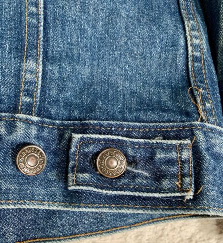 Chaqueta de mezclilla vintage Levis Trucker para hombre talla 38 envejecida 70505-0217 EE. UU. - Imagen 18 de 20