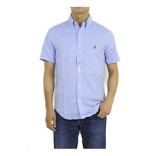  MINOR DEFECT Polo Ralph Lauren Short Sleeve Chambray Blue Oxford Shirt - Small