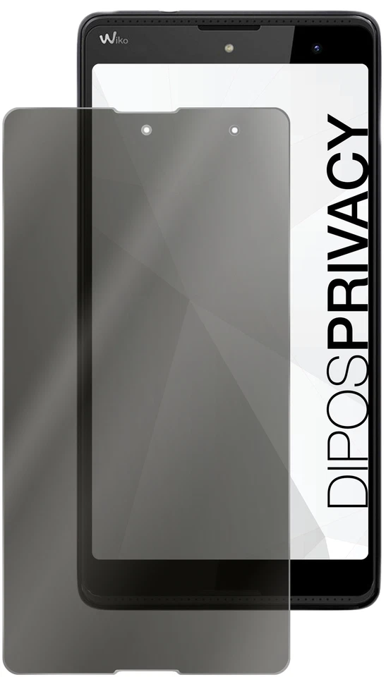 Screen Protector for Wiko Robby (vertical) Anti-Spy Protection - Image 2 of 4