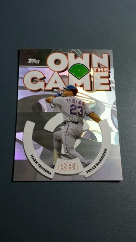 MARK TEIXEIRA 2006 TOPPS OWN THE GAME INSERT BASEBALL CARD # OG15 B0721