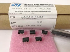 5 Pack LS204CB | HIGH PERFORMANCE DUAL OPERATIONAL AMPLIFIER | VCC +/-18V | DIP8