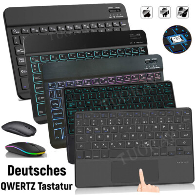 Für Xiaomi Mi Pad 5/5 Pro 6/6 Pro Redmi Pad SE 11 Zoll QWERTZ Tastatur Maus NEU
