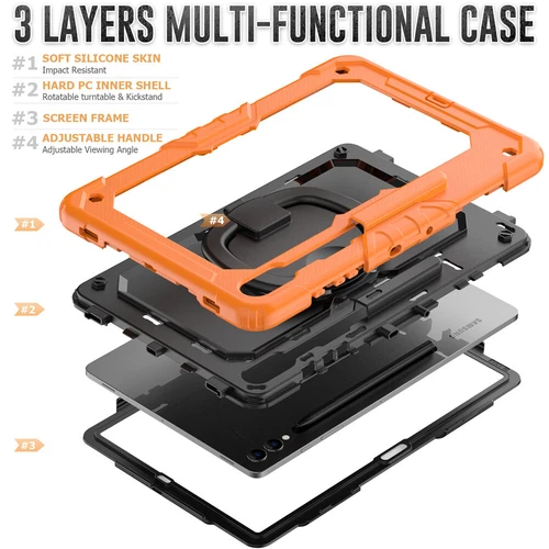 Für Samsung Galaxy Tab S9 S10 Plus Ultra Tablet Stoßfest Robust Case Hülle - Bild 8 von 36