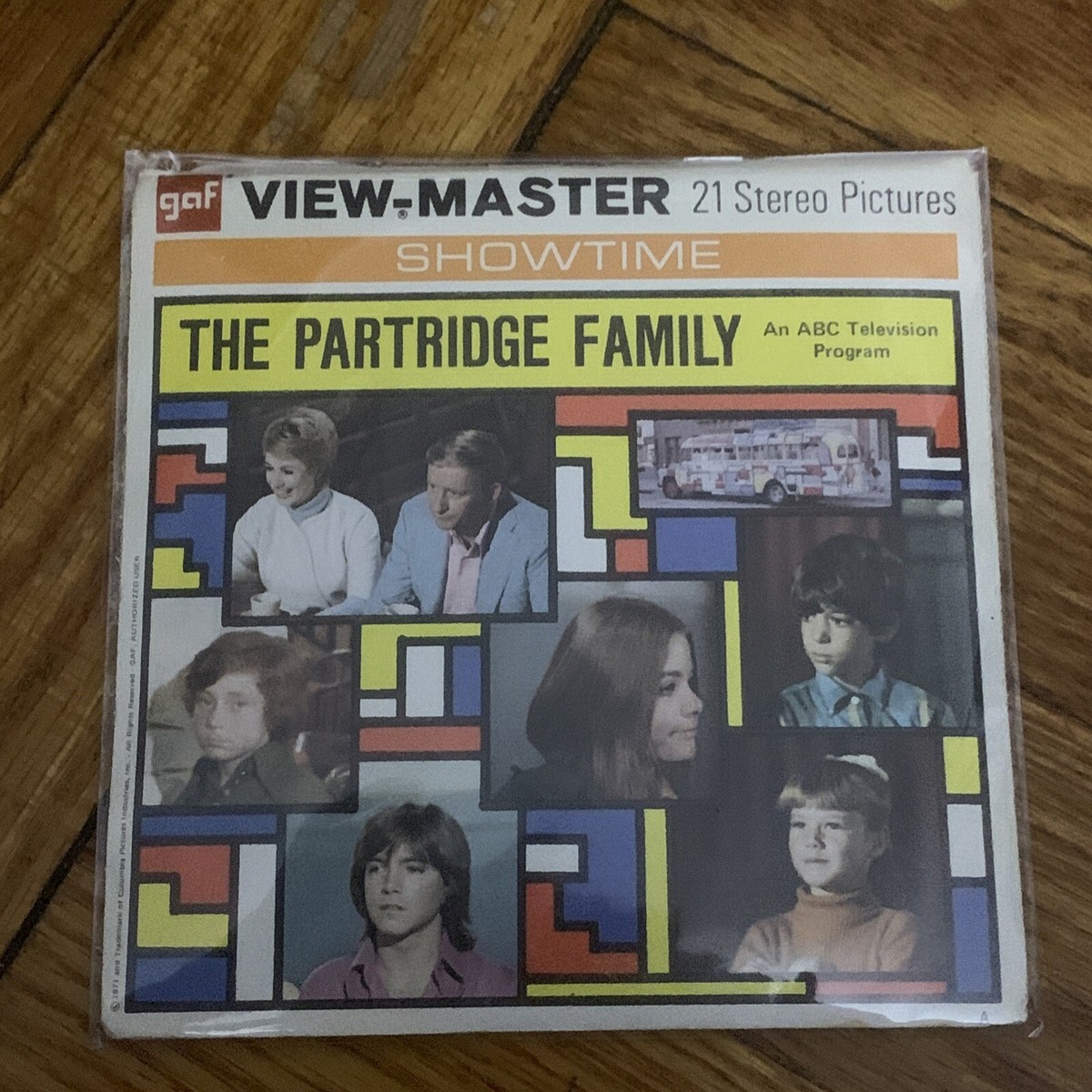 Sealed The Partridge Family 1971 GAF View-Master Packet TV B-569 Show 21