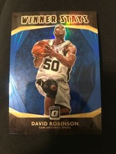 2020 Panini Optic #10 David Robinson Winner Stays Blue 11/85 SP Rare spurs