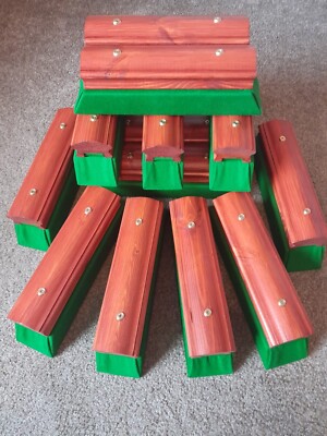 Billardtisch und Snookertisch 12'' Nickerchenblock, Mahagoni gebeizter Griff 