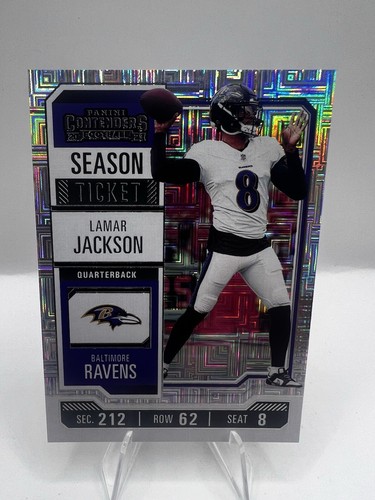 2023 Panini Contenders - Season Ticket #9 Lamar Jackson