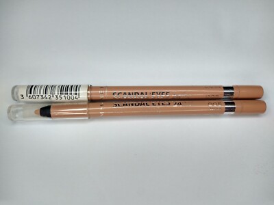 Lot Of 2 Rimmel Scandaleyes Waterproof Eyeliner Nude 005 0.04 Oz