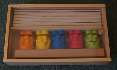 Sortierspiel für Form und Farbe aus Holz NUR UK