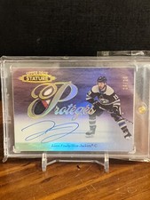 2020-21 Upper Deck Stature #P-23 Liam Foudy RC Rookie Proteges Auto Patch 24/24