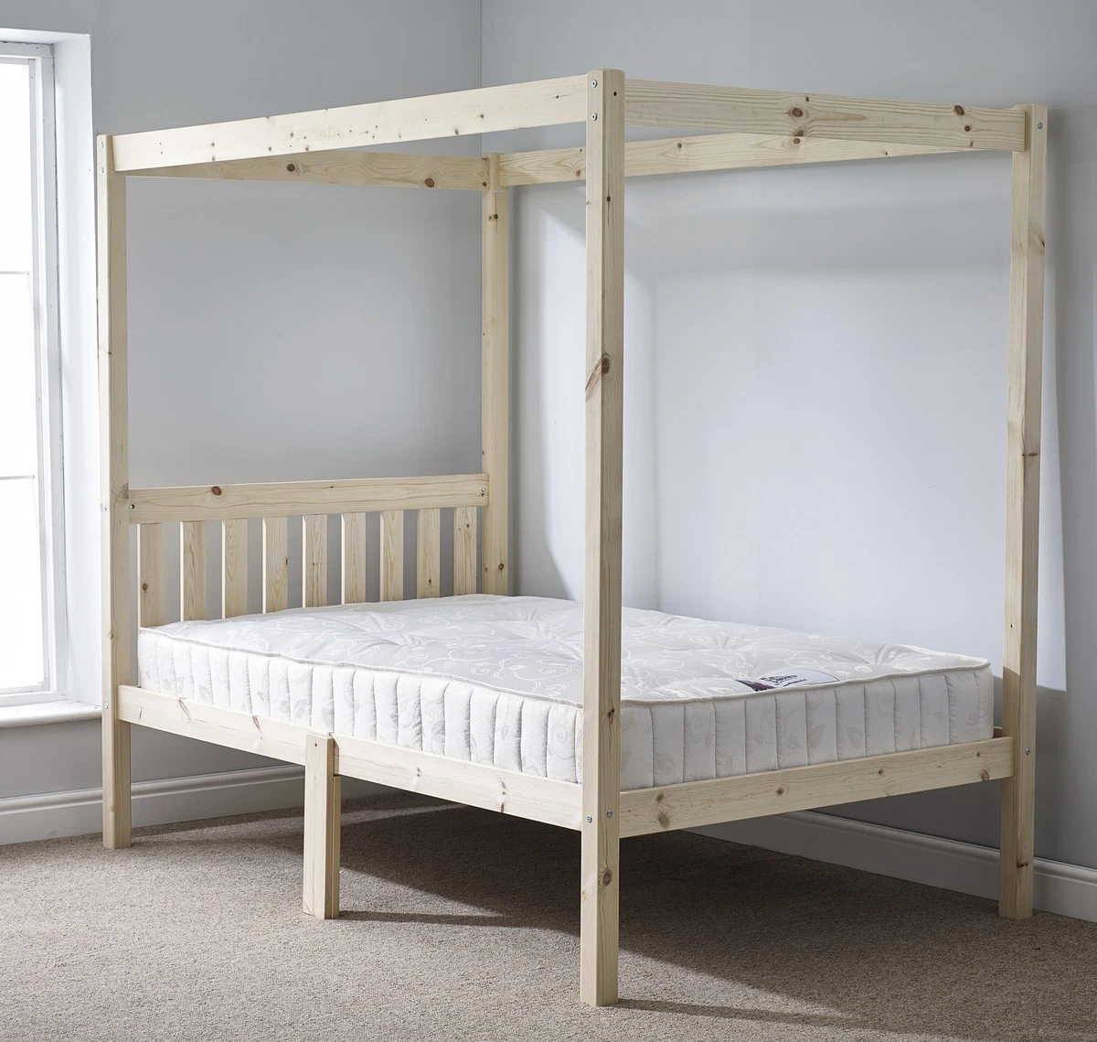Four Poster Bed Frame 4ft Small Double 4 Poster Bed Frame EB49
