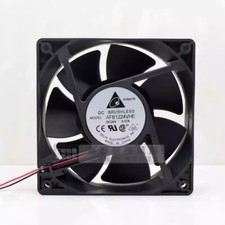 Delta AFB1224VHE 12038 DC24V 0.57A 12CM 2-Wire Mute Cooling Fan