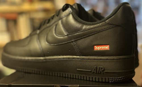 Sz. 14 Nike x Supreme  Air Force 1 Low SP Box Logo Black Men CU9225-001 RARE SZ. - Bild 2 von 8