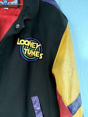VINTAGE LOONEY TUNES Medium Jeff Hamilton Warner Bros Leather