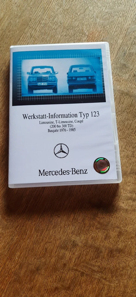 Original Mercedes Benz W123, WIS, Werkstatthandbuch, Reparaturhandbuch auf CD - Bild 2 von 4