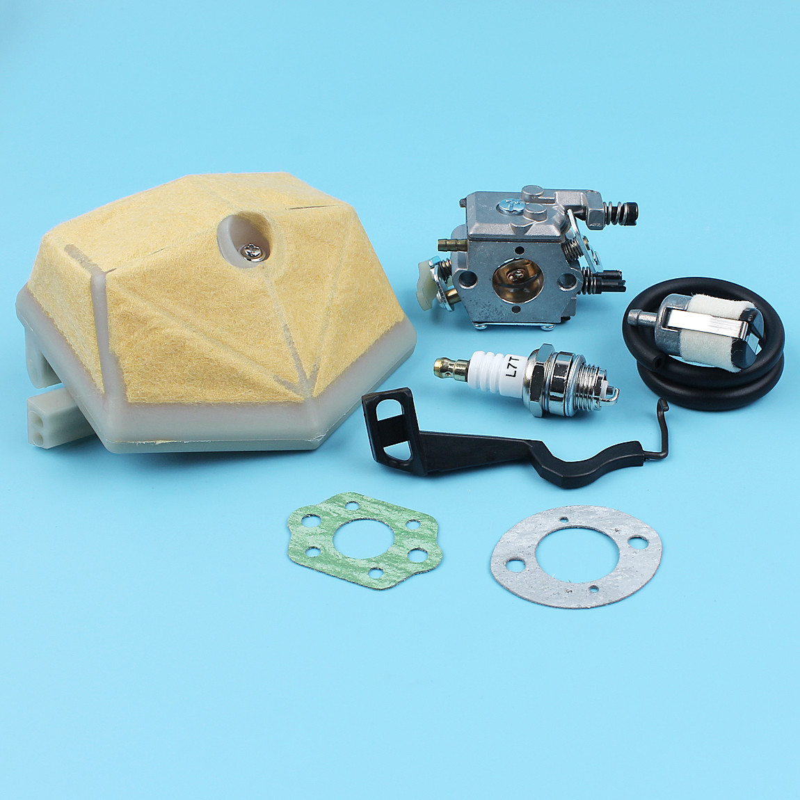 Carburetor Air Filter Gasket Kit fit Husqvarna 55 Rancher 51 55 Walbro