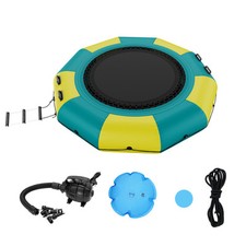 VEVOR 10ft Inflatable Water Trampoline Swim Platform Bounce for Pool Lake Toy