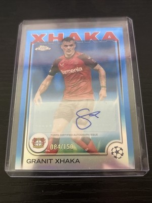 2024-25 Chrome Uefa Granit Xhaka Auto /150