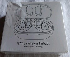 127 True Wireless Earbuds. Black color.