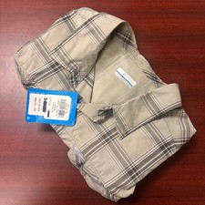 Columbia Omni Shade Kestrel Trail Mens XL Plaid L S Shirt Sun Protection NWT 60